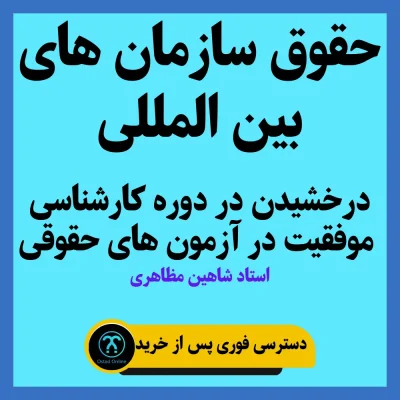 آموزش حقوق سازمان های بین المللی