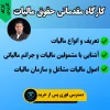 کارگاه مقدماتی حقوق مالیات